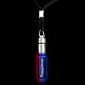2" Red/ Blue LED Pendant with Lanyard